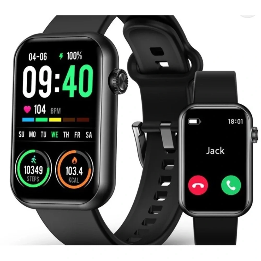 (13)Sougie Smart Watch H38 Black Open Box New Compatible Android & Apple Openbox